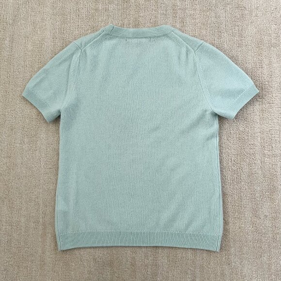 Quince Short Sleeve Cashmere Sweater Top S - Picture 4 of 8